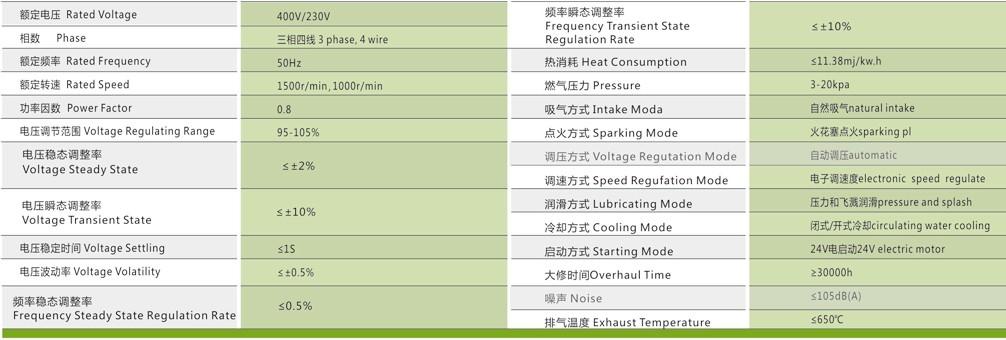 有機廢水沼氣（qì）發電機組